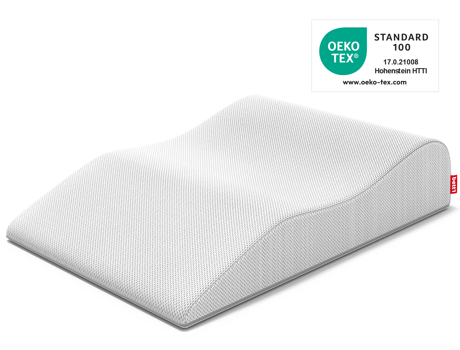 Repose jambes BODYGUARD®. Porte également le label Oeko-Tex® Standard 100.