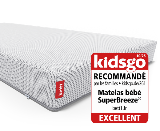 Au-dessus du matelas bébé SuperBreeze