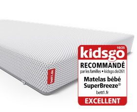 Matelas enfant BODYGUARD®  avec label Kidgo