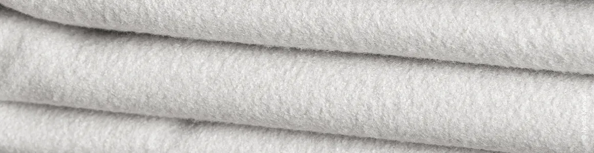 zoom sur un tissu en microfibre