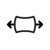 Symbole pour tissu extensible
