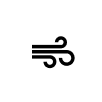 Symbole. Illustration pour l'aération. 