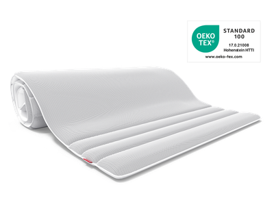 Le surmatelas BODYGUARD®. Avec le label Oeko-Tex® Standard 100.